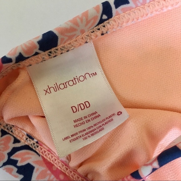 Xhilaration Pink Crochet Detail Bikini - Picture 7 of 8